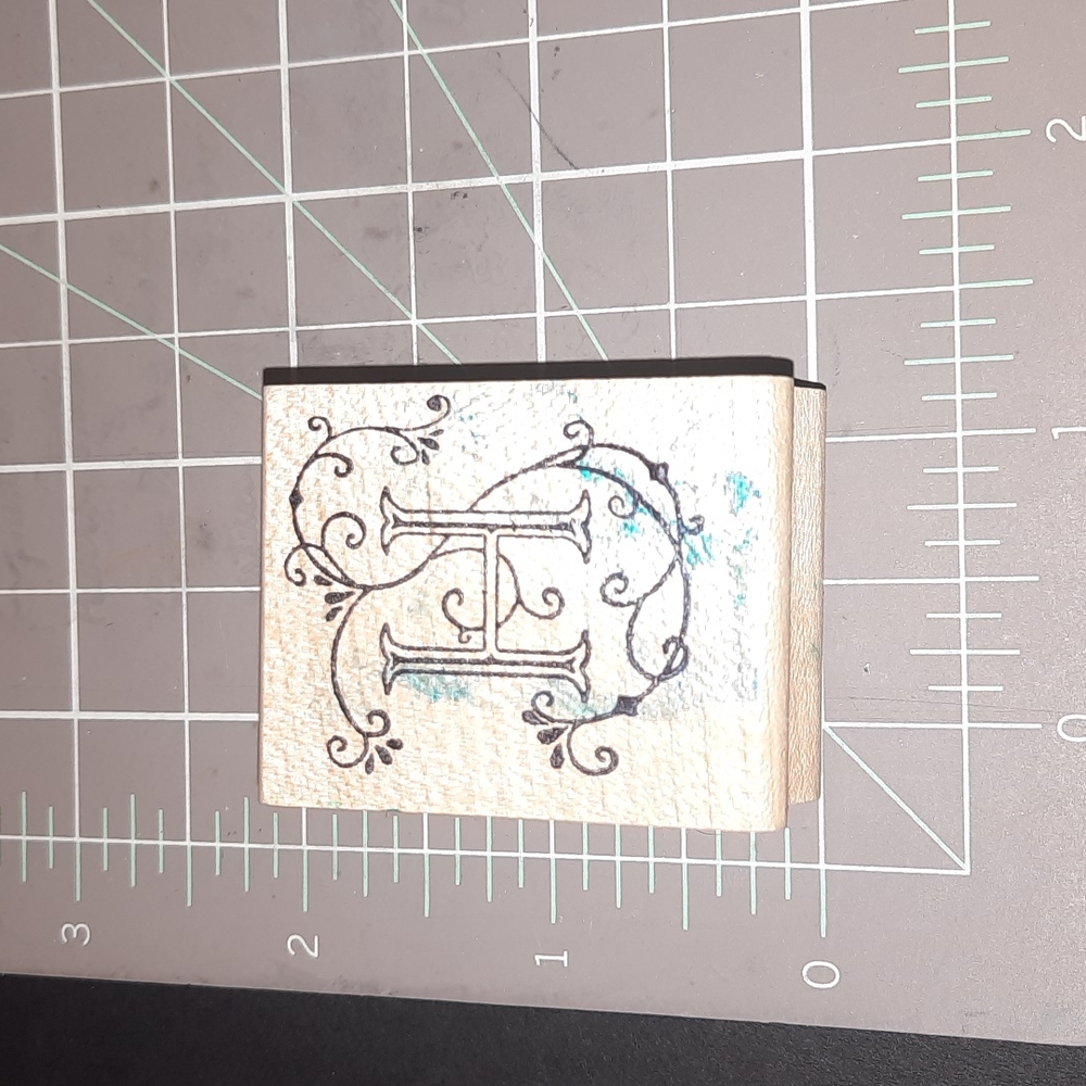 H Monogram Letter Stamp